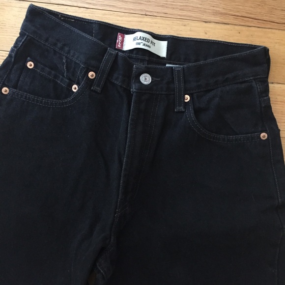 Levi's Denim - Levi’s 550s High Waisted Black Jeans